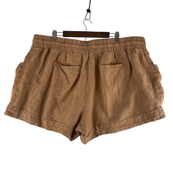 ATHLETA CABO LINEN TEXTURED 4" SHORTS, SIZE 22 - Picture 3 of 8